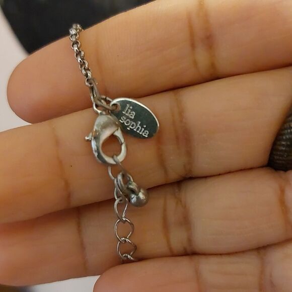 Lia Sophia Inspirational Motivational Rolling Tube Bead Necklace Dream Believe - Picture 7 of 7